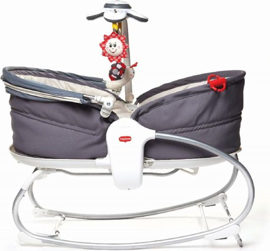 Tiny Love Lehátko 3v1 Cozy Rocker Napper šedé - obrázek 5