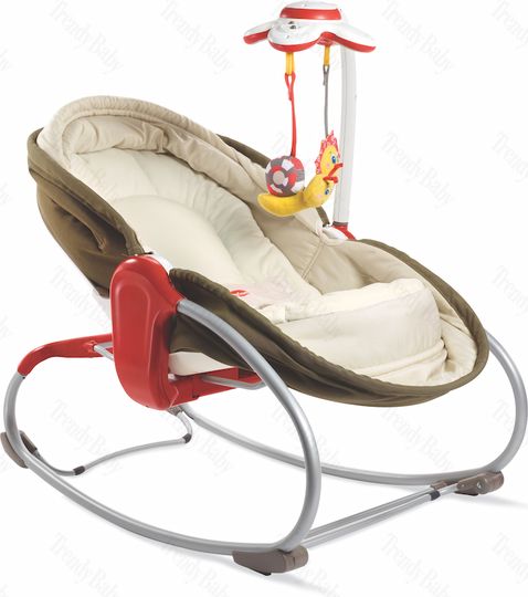 Tiny Love Lehátko 3v1 Rocker Napper hnědé - obrázek 4