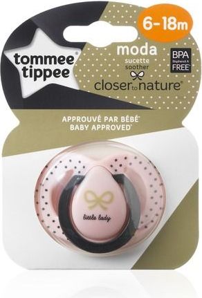 Tommee Tippee Šidítko C2N silikon Moda 6-18m růžové - obrázek 2