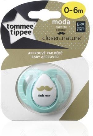 Tommee Tippee Šidítko C2N silikon Moda 0-6m modré - obrázek 2