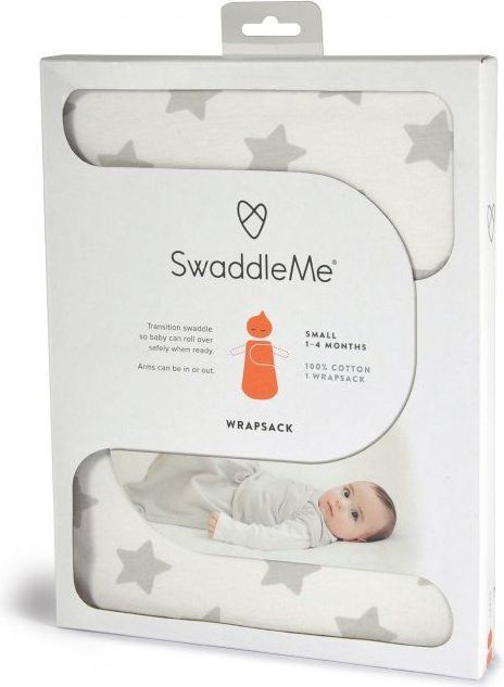 Summer Infant SwaddleMe Spací vak šedé hvězdy 1-4M - obrázek 2