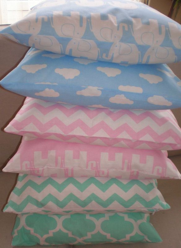 MeeMee Polštářek 40 x 40cm -  Zig zag mint - obrázek 4