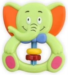 Chrastítko Baby Mix Sloník zelený - obrázek 2
