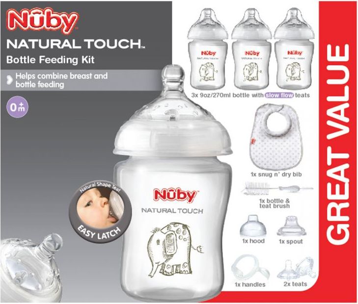 Nuby Natural Touch - Startovací set pro novorozence - obrázek 1