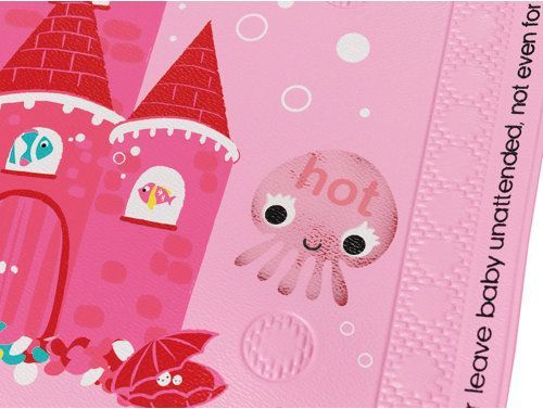 Mothercare - Protiskluzná podložka s ohrádkou růžová - obrázek 4
