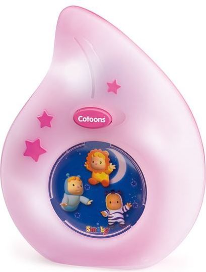 Smoby  Cotoons světlo "Dobrou noc" růžové - obrázek 1