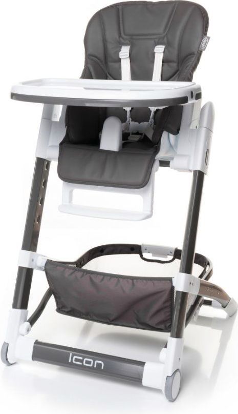 4Baby Jídelní židlička ICON barva GREY - obrázek 1