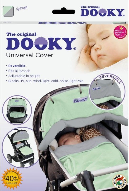 Dooky clona Reversible Mint/Grey - obrázek 3