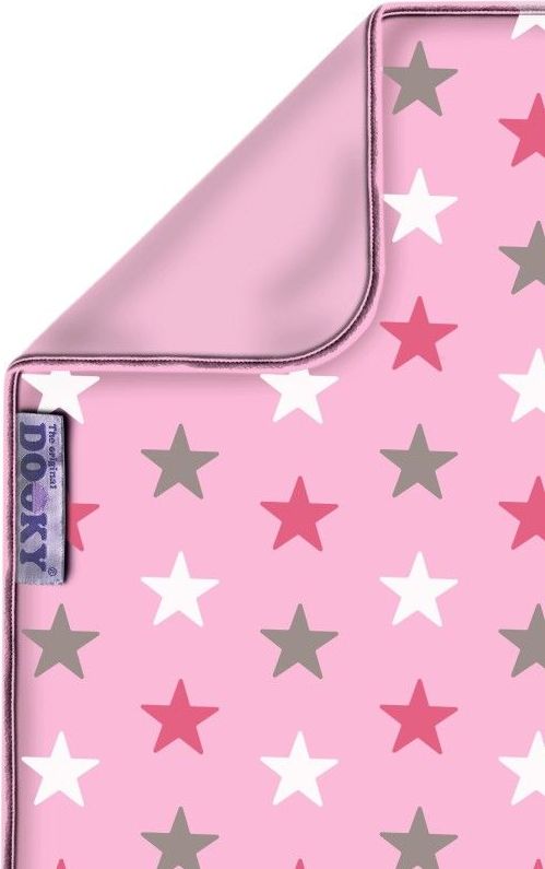 Dooky deka Blanket Baby Pink / Pink Stars - obrázek 1