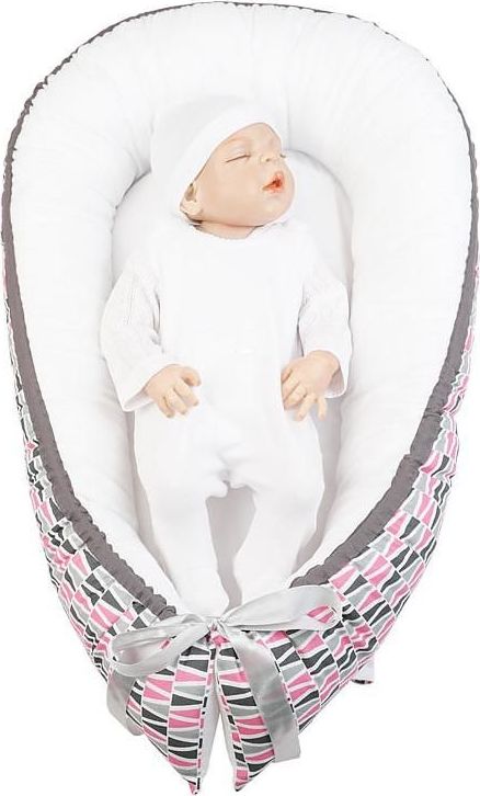 Hnízdo pro miminko LittleUp - více vzorů Bubbles Pink - obrázek 1
