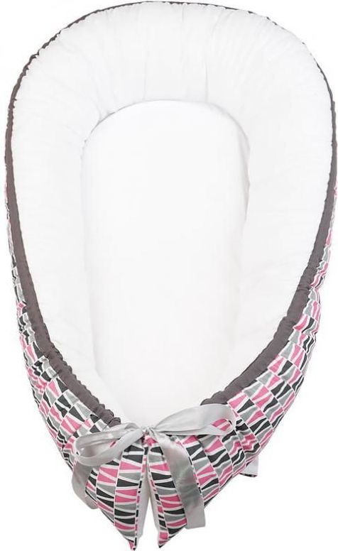 Hnízdo pro miminko LittleUp - více vzorů Bubbles Pink - obrázek 2