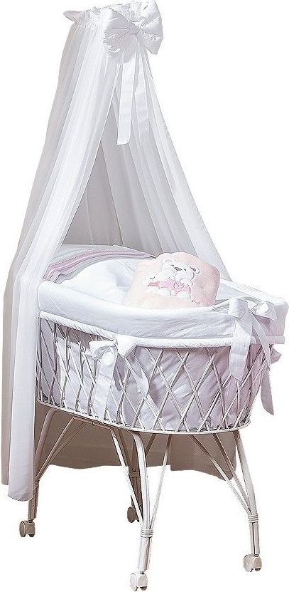 Picci Košík pro miminko MAMI s moskytiérou, růžová - obrázek 1