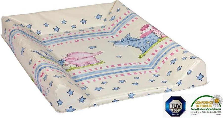 Ladotex Kft. Třístranná přebalovací podložka 50x80 více vzorů bílá žirafa - obrázek 1