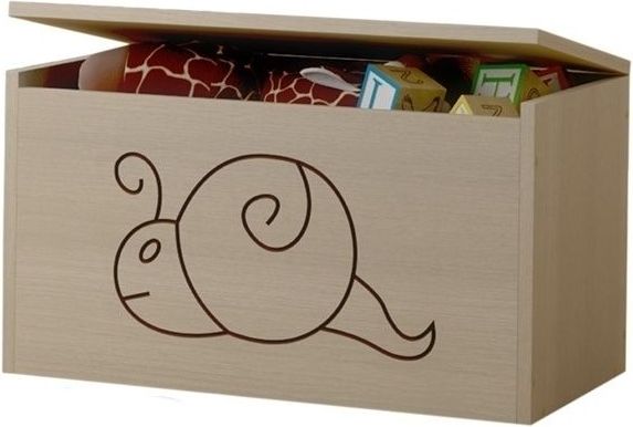 Baby Boo Box na hračky, truhla Šnek - přírodní - obrázek 1
