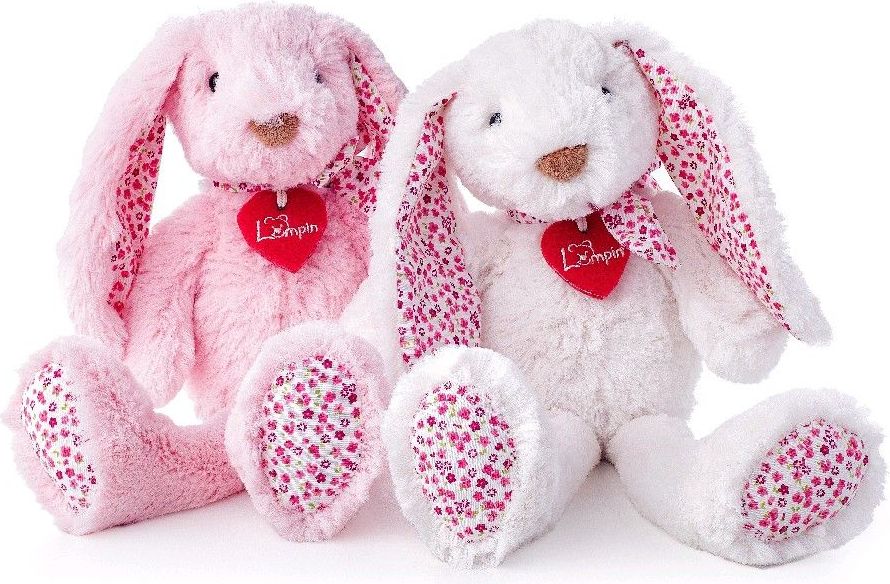 Zajíc ELLA bílý velký 38 cm LUMPIN - obrázek 2