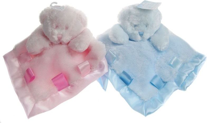 Keel Toys Muchláček plyšový medvídek - růžový - obrázek 1