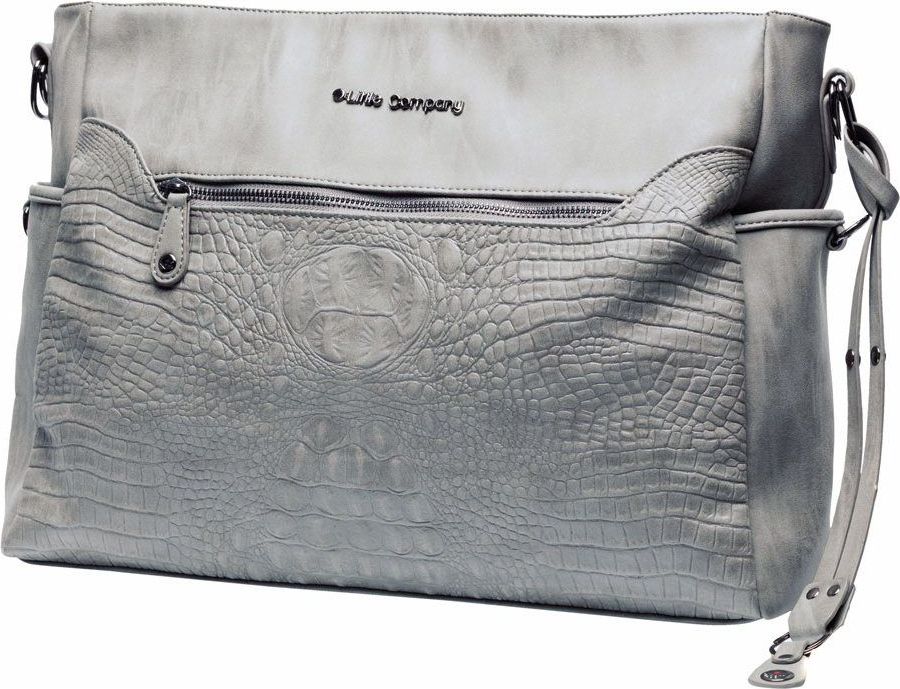 Little Company  Přebalovací taška Copenhagen Croco grey krokodýlí vzor - obrázek 1