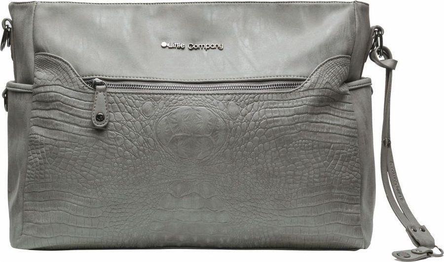 Little Company  Přebalovací taška Copenhagen Croco grey krokodýlí vzor - obrázek 2