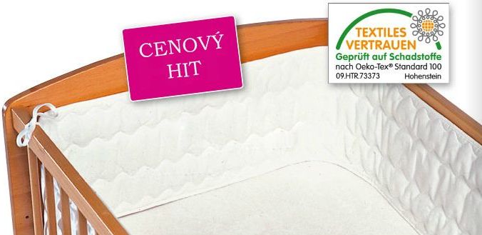 ODENWÄLDER mantinel do postýlky gelb žlutý - obrázek 2