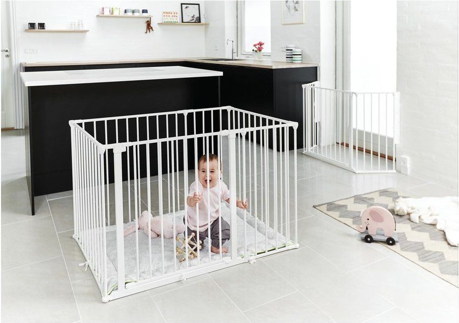 Baby Dan Dětská ohrádka Babydan Square playpen bílá+matrace - obrázek 2