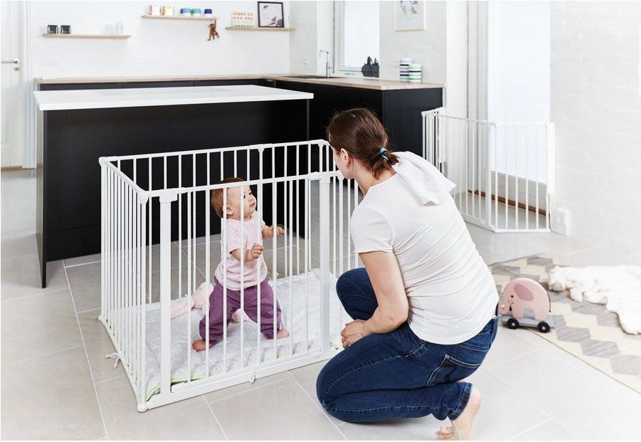 Baby Dan Dětská ohrádka Babydan Square playpen bílá+matrace - obrázek 3