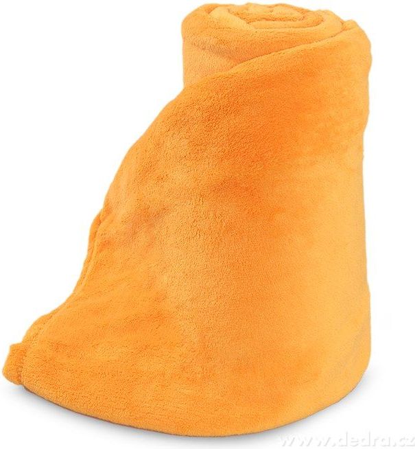 Dedra LAGOON přikrývka 150 x 200cm - 16 barev svítivě oranžová - obrázek 1