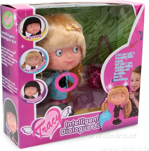 Dedra Mluvící panenka SANDRA s blond vlásky - obrázek 3