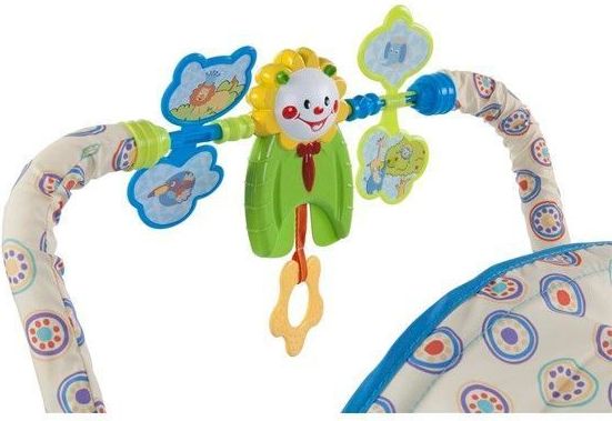 Sunbaby Dětské lehátko s vibracemi a hudebním centrem - království zvířátek - obrázek 3