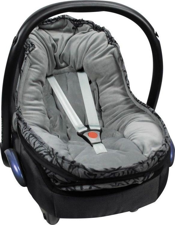 Dooky footmuff vel. S GREY LEAVES DeLuxe - obrázek 6