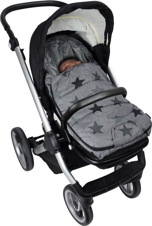 Dooky footmuff vel. S GREY STARS DeLuxe - obrázek 6