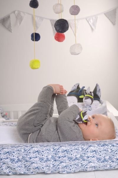 Kikadu Přebalovací podložka malá modrá - obrázek 3