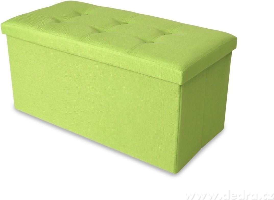 Dedra Sedací box skládací s úložným prostorem vel.XL - více barev hráškově zelený - obrázek 1
