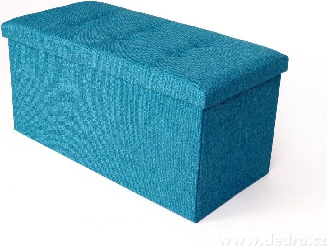 Dedra Sedací box skládací s úložným prostorem vel.XL - více barev tyrkysový - obrázek 1
