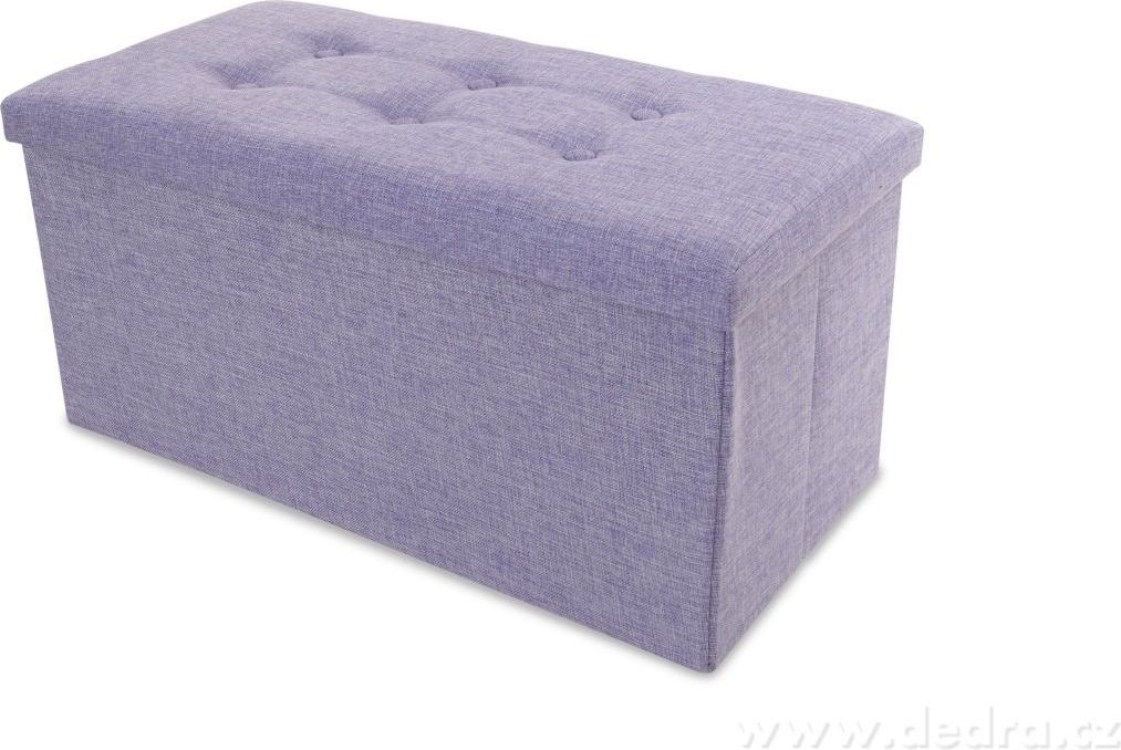 Dedra Sedací box skládací s úložným prostorem vel.XL - více barev lila melange - obrázek 1