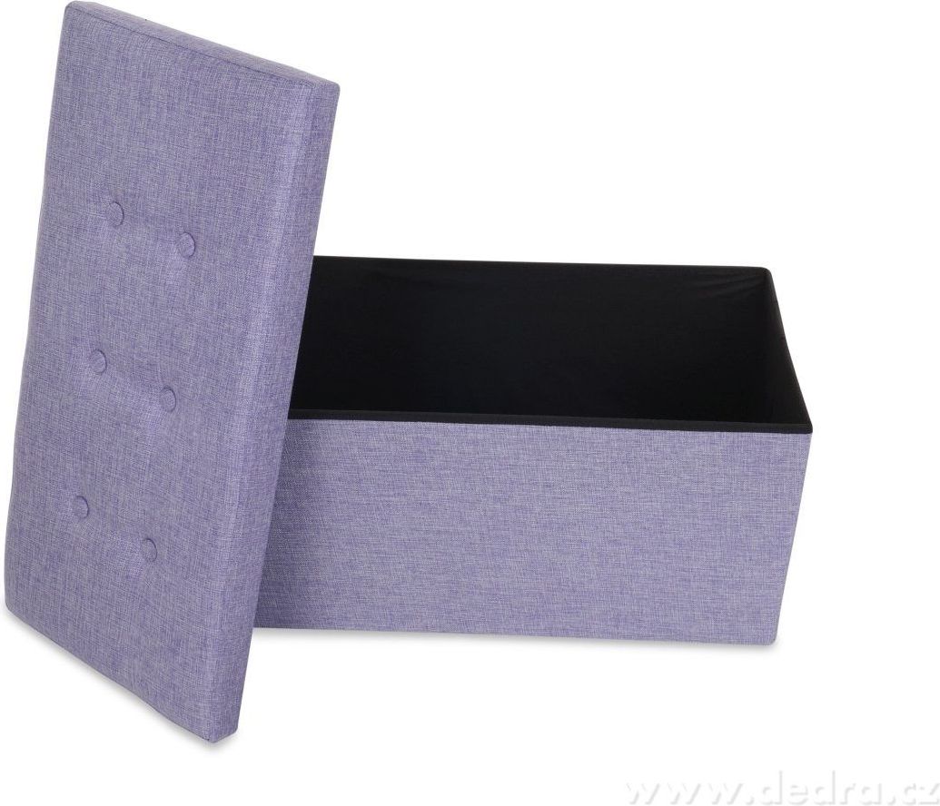 Dedra Sedací box skládací s úložným prostorem vel.XL - více barev lila melange - obrázek 3
