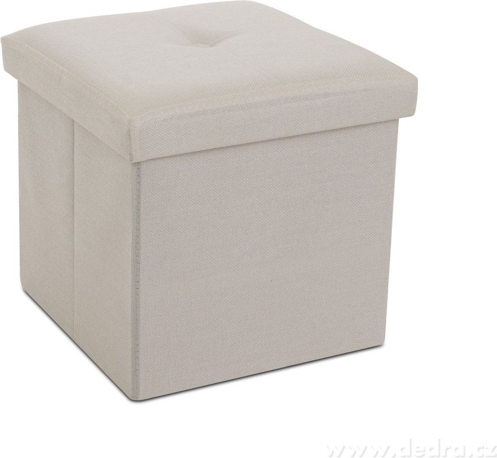 Dedra Sedací box skládací s úložným prostorem vel.M - více barev krémový - obrázek 1