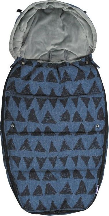 Dooky footmuff vel. L BLUE TRIBAL DeLuxe - obrázek 1