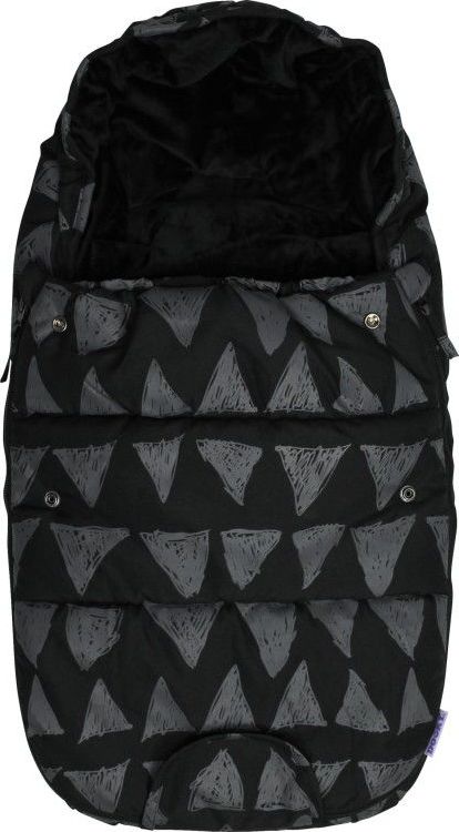 Dooky footmuff vel. S BLACK TRIBAL DeLuxe - obrázek 1
