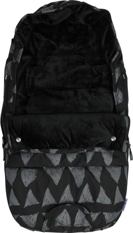 Dooky footmuff vel. S BLACK TRIBAL DeLuxe - obrázek 2