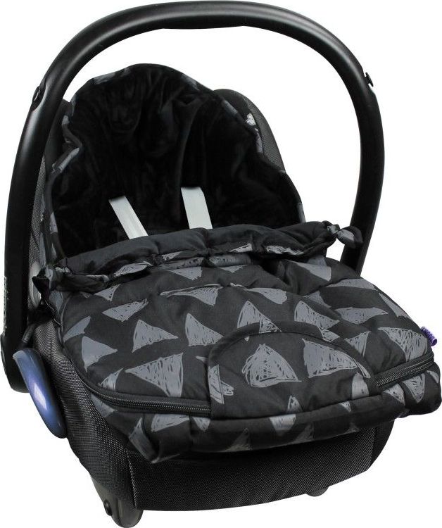 Dooky footmuff vel. S BLACK TRIBAL DeLuxe - obrázek 4