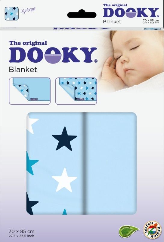 Dooky deka Blanket Baby Blue / Blue Stars - obrázek 4