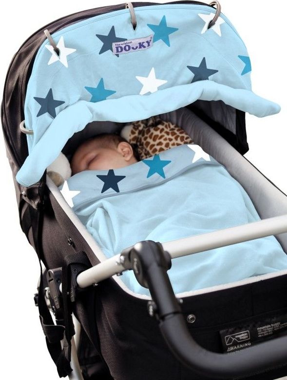 Dooky deka Blanket Baby Blue / Blue Stars - obrázek 6