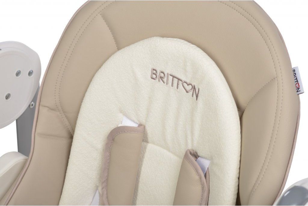 BRITTON Jídelní židlička HYGGE béžová - obrázek 7