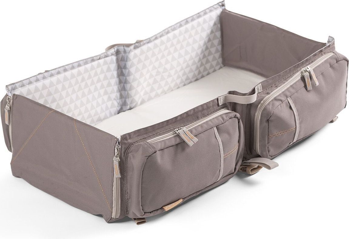 DOOMOO BASICS Baby travel přebalovací a přenosná taška, new taupe - obrázek 5