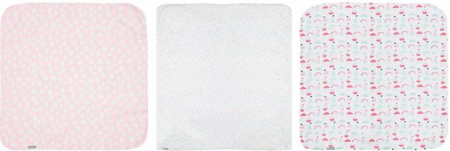 Bebe-Jou  Bambusová mušelínová plenka 70x70 cm set 3ks Blush Baby - obrázek 1