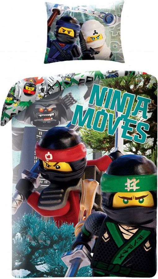 HALANTEX Povlečení Lego Ninjago Movie 140/200, 70/90 - obrázek 1