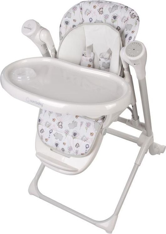 Jídelní židlička Sunbaby LULBABY Krémová - obrázek 2