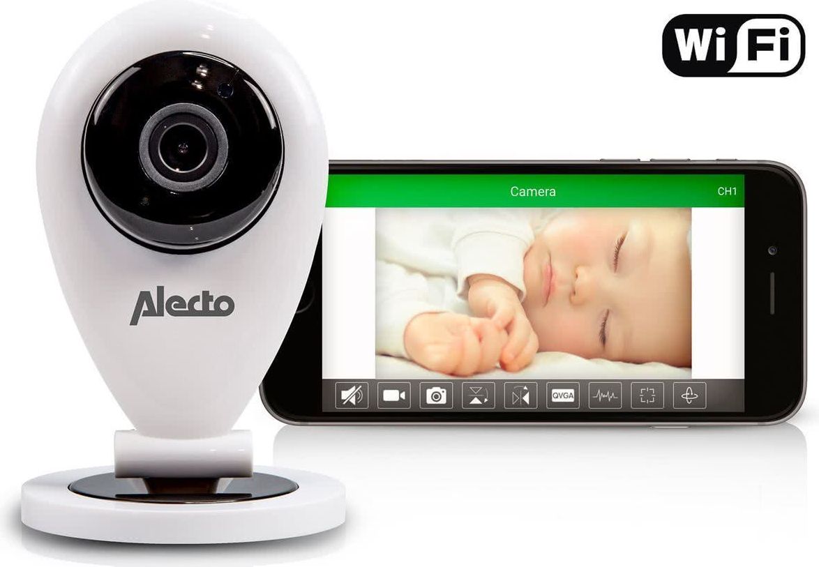 Alecto Wi-fi dětská chůvička - kamera k mobilnímu telefonu - obrázek 1