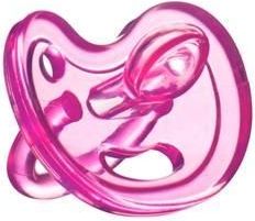 EcoViking - Švédsko Dudlík orthodontic růžový - silikon 6-12 měs. - obrázek 1