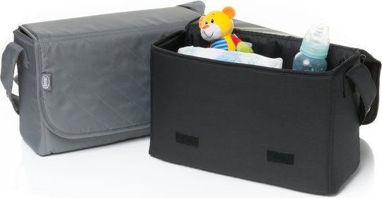Taška ke kočárku 4BABY šedá - obrázek 2